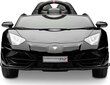Laste ühekohaline elektriauto Toyz Lamborghini Aventador SVJ, must hind ja info | Laste elektriautod | kaup24.ee