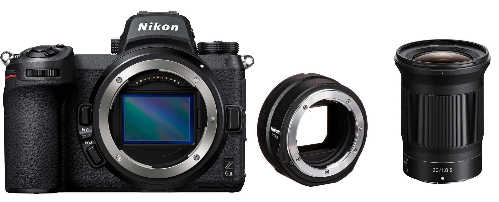 Nikon Z 6II/(Z6II)/(Z 6 II)/(Z6 II) + Nikkor Z 20mm f/1.8 S + FTZ II Mount Adapter hind ja info | Fotoaparaadid | kaup24.ee