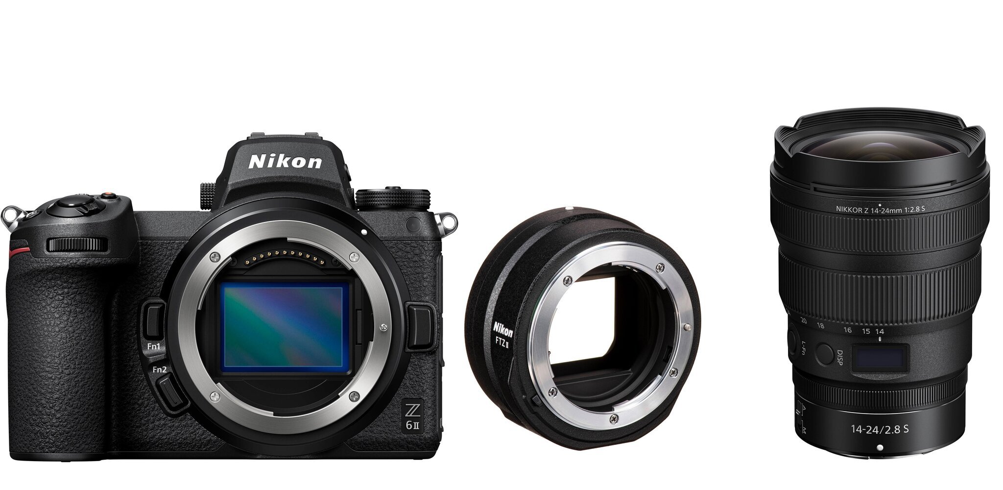 Nikon Z 6II/(Z6II)/(Z 6 II)/(Z6 II) + Nikkor Z 14-24mm f/2.8 S + FTZ II Mount Adapter hind ja info | Fotoaparaadid | kaup24.ee