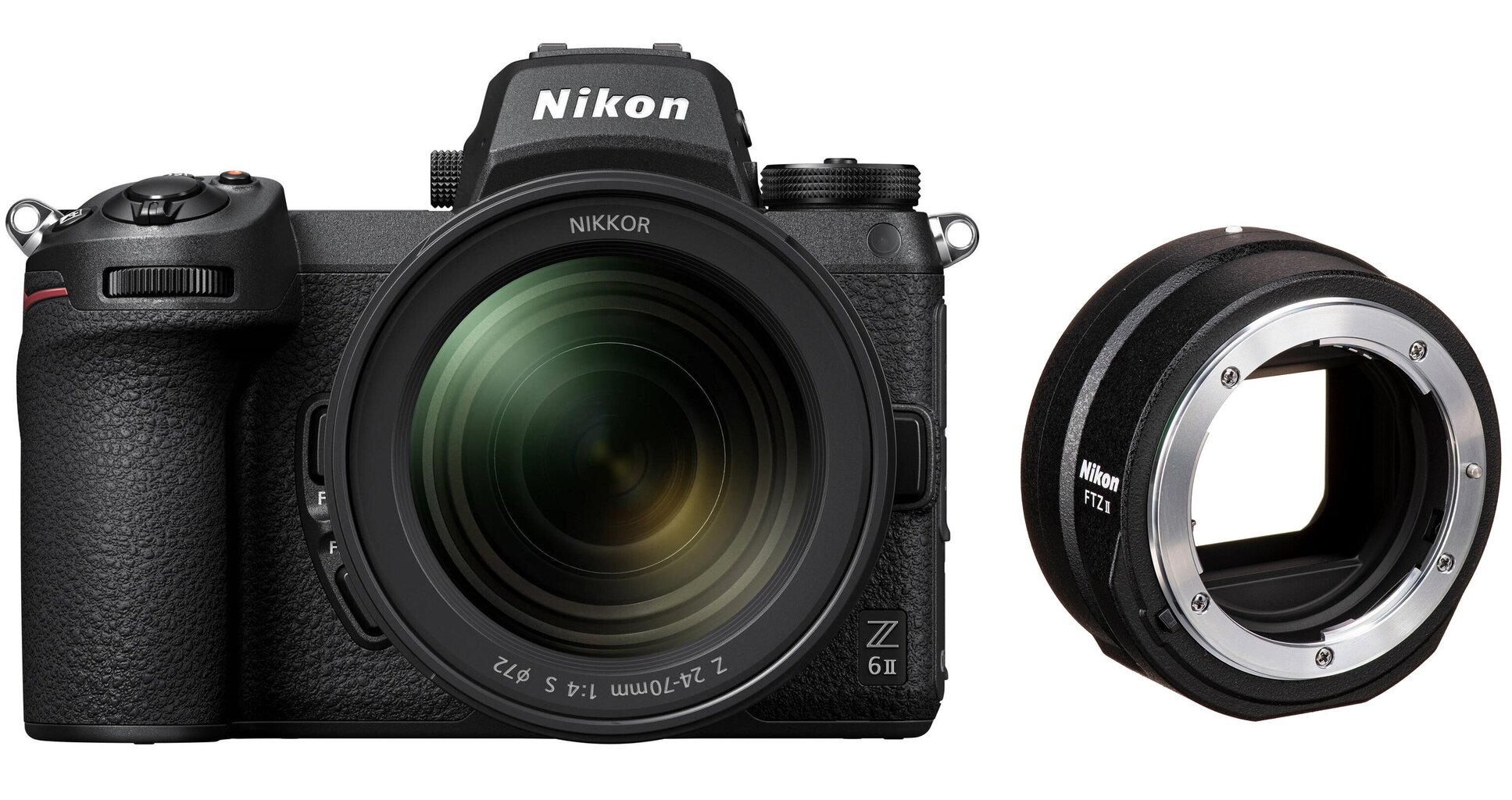 Nikon Z 6II/(Z6II)/(Z 6 II)/(Z6 II) + Nikkor Z 24-70mm f/4 S + FTZ II Mount Adapter hind ja info | Fotoaparaadid | kaup24.ee