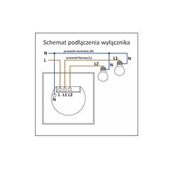 Elektrilüliti Polux hind ja info | Lülitid ja pistikupesad | kaup24.ee