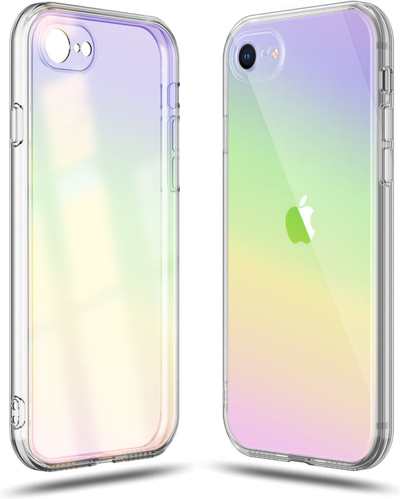 Aurora Holographic hard case Apple iPhone 7/8/SE2/SE3 Rainbow цена и информация | Telefoni kaaned, ümbrised | kaup24.ee