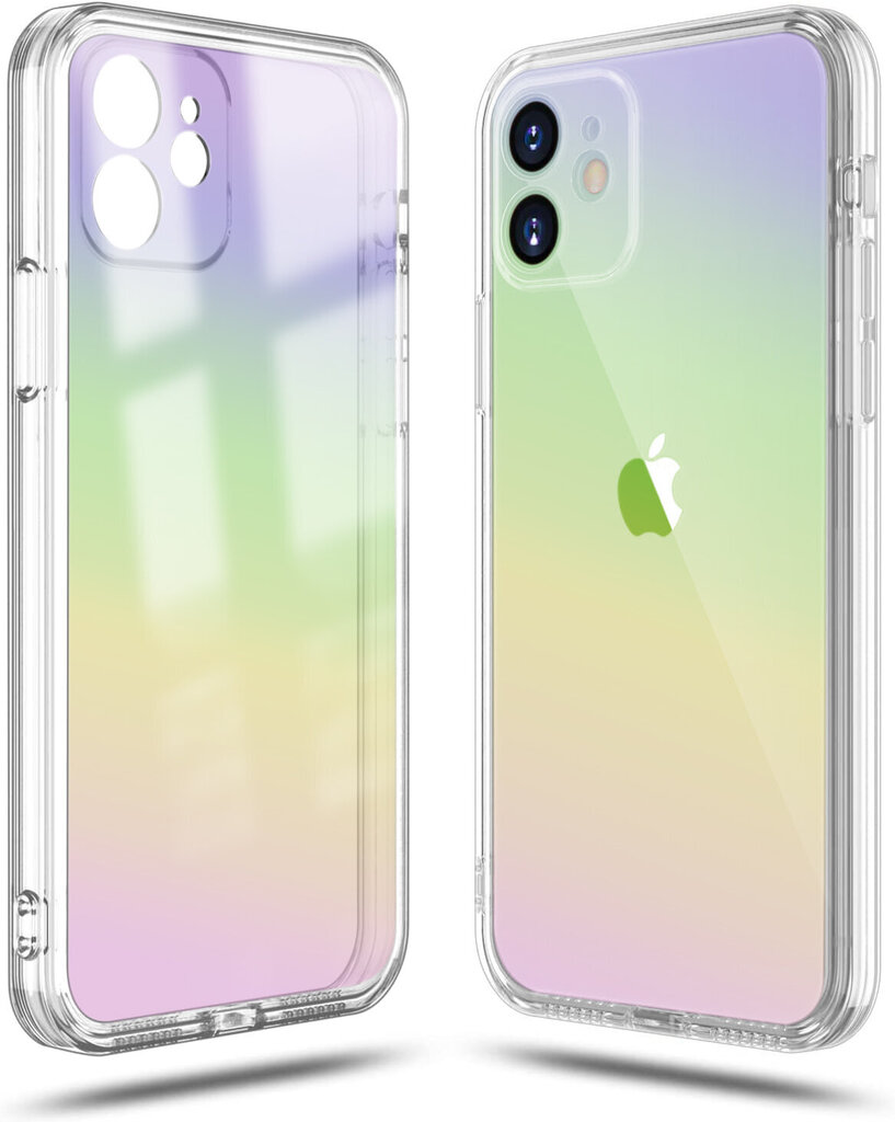 Aurora Holographic hard case Apple iPhone 11 Rainbow цена и информация | Telefoni kaaned, ümbrised | kaup24.ee
