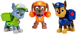 Komplekt 3 figuuri Rocky Zuma Chase Paw Patrol 20067178 hind ja info | Poiste mänguasjad | kaup24.ee