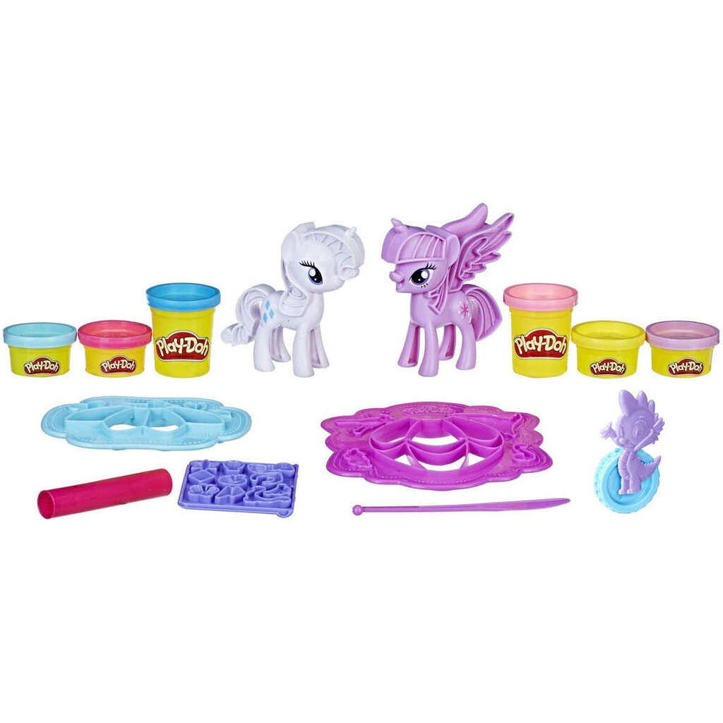 PlayDoh My Little Pony stiilne poni Twilight Rarity hind ja info | Arendavad mänguasjad | kaup24.ee