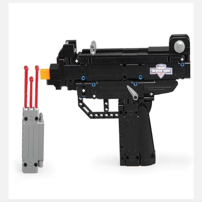 Cada C81008W plokkide püstol tulistab Micro UZI püstolkuulipilduja + laskemoona hind ja info | Klotsid ja konstruktorid | kaup24.ee