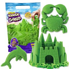 Kinetic Sand elav Kinetic Sand Spin master 10022 värvid roheline 930g hind ja info | Kunstitarbed, voolimise tarvikud | kaup24.ee