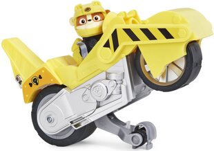 Moto Pups Rubble figuur ja mootorratas deluxe Spin Master Paw Patrol 6060226 цена и информация | Игрушки для мальчиков | kaup24.ee