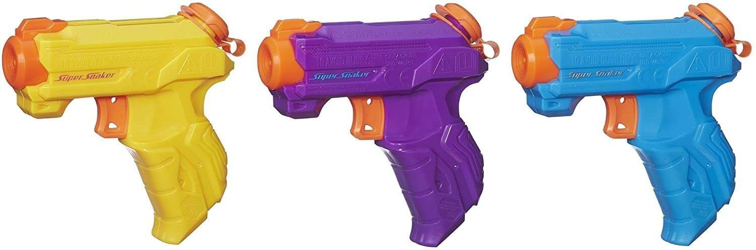 Nerf Super Soaker Zipfire 3 veepüssist koosnev komplekt hind ja info | Poiste mänguasjad | kaup24.ee