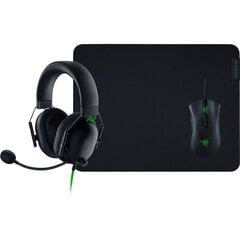 Komplekt Razer Battle Bundle: DeathAdder V2 + Gigantus V2 Medium + BlackShark V2 X цена и информация | Мыши | kaup24.ee