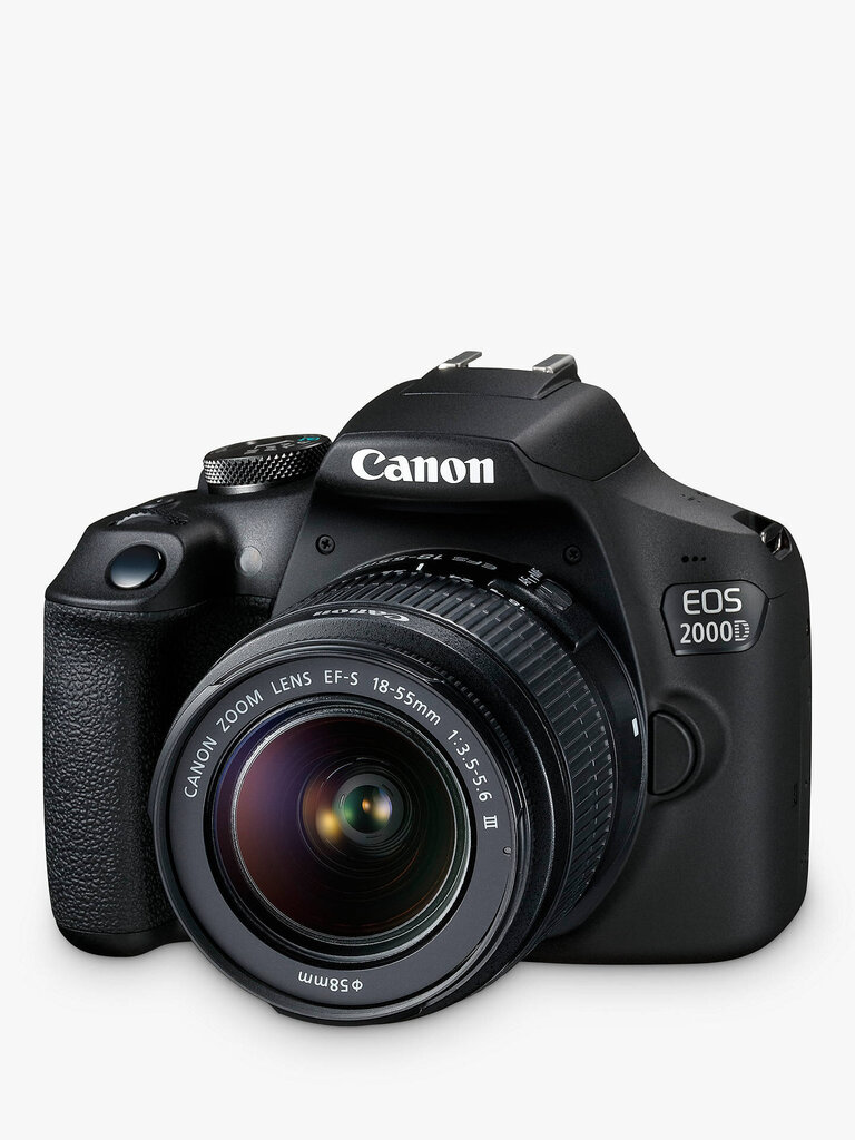 Canon EOS 2000D + EF-S 18-55mm III + EF-S 55-250mm IS STM hind ja info | Fotoaparaadid | kaup24.ee