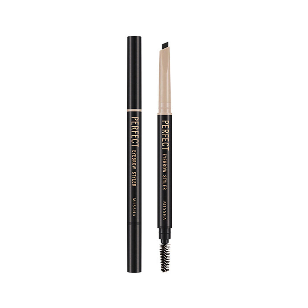 Kulmupliiats Missha Perfect Eyebrow Styler, must hind ja info | Kulmuvärvid, -pliiatsid | kaup24.ee