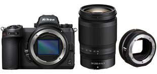 Nikon Z 6II/(Z6II)/(Z 6 II)/(Z6 II) + NIKKOR Z 24-200mm f/4-6.3 VR + FTZ II Mount Adapter цена и информация | Фотоаппараты | kaup24.ee