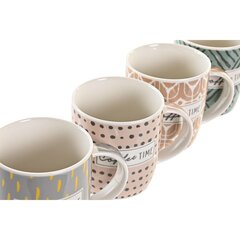 Кружка Mug DKD Home Decor, 365 мл, 4 шт. цена и информация | Стаканы, фужеры, кувшины | kaup24.ee