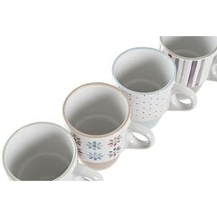 Кружка Mug DKD Home Decor Керамика, 400 мл, 4 шт. цена и информация | Стаканы, фужеры, кувшины | kaup24.ee