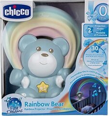 Проектор Chicco Rainbow Bear 143313 цена и информация | Drewniana Wieża Piramida Kura Nakładanie Kolorowych Kwadratów LD-15 15276 | kaup24.ee