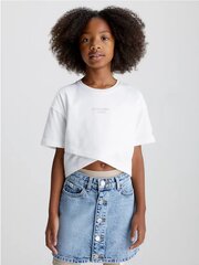 Särk Calvin Klein Stack Logo Overlap T-Shirt 520883052 hind ja info | Tüdrukute särgid | kaup24.ee
