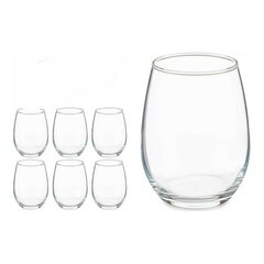Klaaside komplekt Amber 570 ml Läbipaistev (6 tk) hind ja info | Klaasid, tassid ja kannud | kaup24.ee