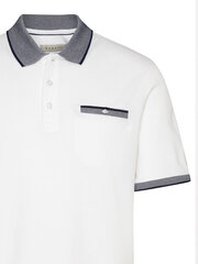 BUGATTI Contrast Collar White 562057367 цена и информация | Мужские футболки | kaup24.ee