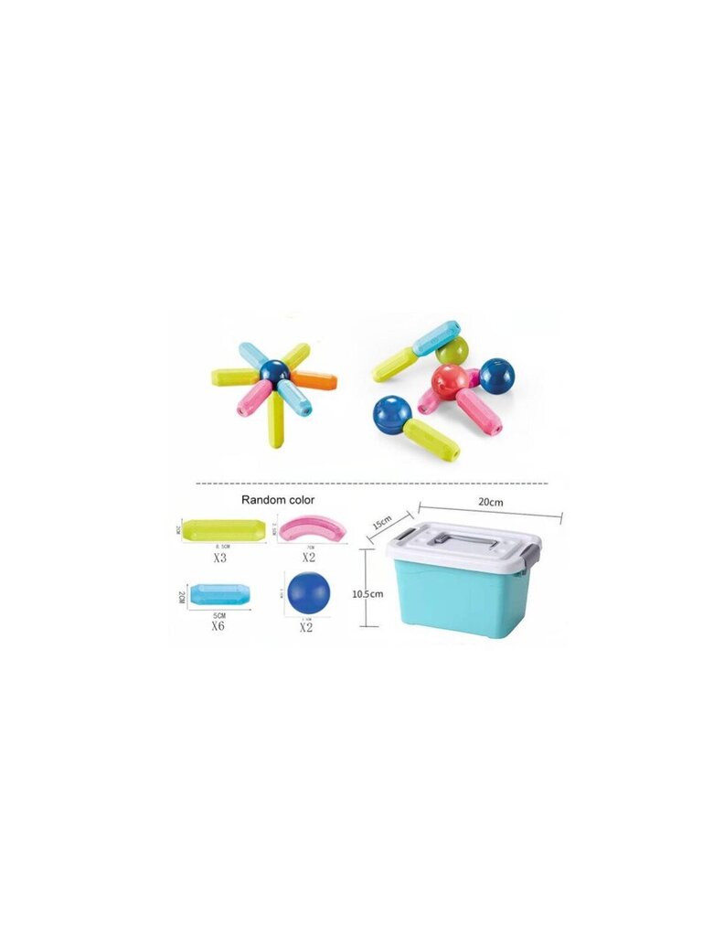 Suurte detailiga magnetkonstruktor Cooler St Co 4520, 38 tk. цена и информация | Klotsid ja konstruktorid | kaup24.ee