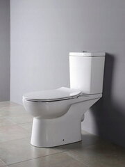 Kompaktne WC-pott Soft Close istmega, tagant loputusega, loputusmehhanism KAIRO цена и информация | Унитазы | kaup24.ee