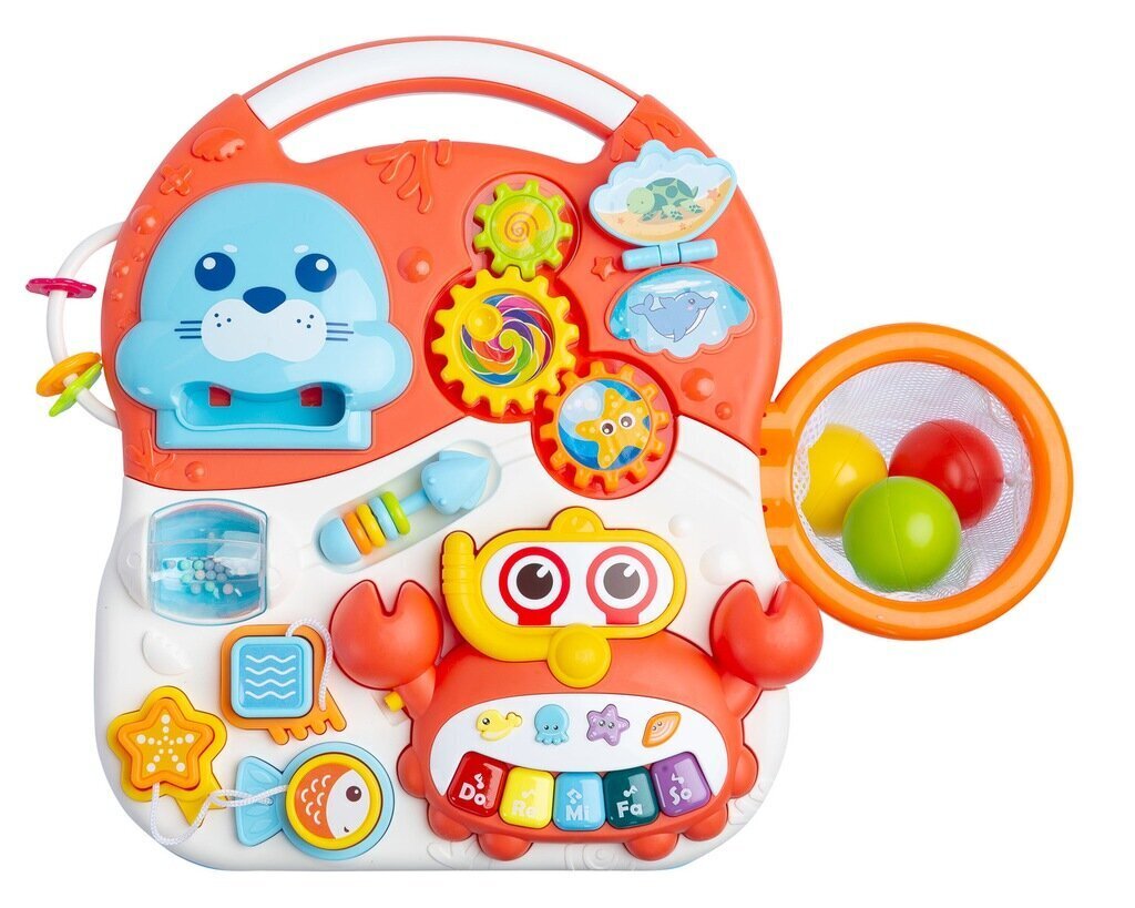 Käimistugi-tegeluslaud 2-in-1 Toyz Spark Orange hind ja info | Imikute mänguasjad | kaup24.ee