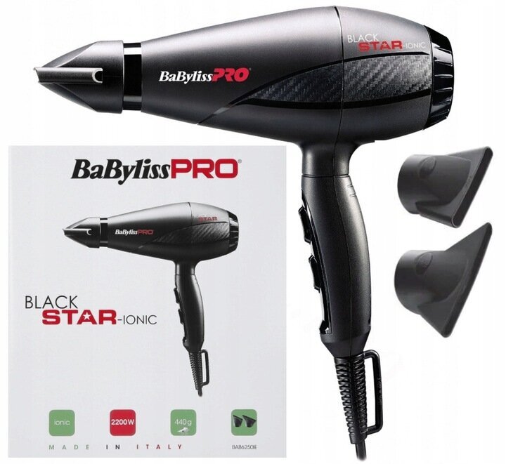 Babyliss PRO Black Star-Ionic hind ja info | Föönid | kaup24.ee