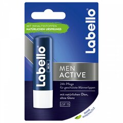 Nivea Men Active huulepalsam Labello, 4,8 g. hind ja info | Huulepulgad, -läiked, -palsamid, vaseliin | kaup24.ee