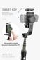 Selfie stick, selfie stick statiiv Gimbal Stabilizer L08 telje stabiliseerimise ja Bluetoothi ​​kaugjuhtimispuldiga hind ja info | Selfie sticks | kaup24.ee