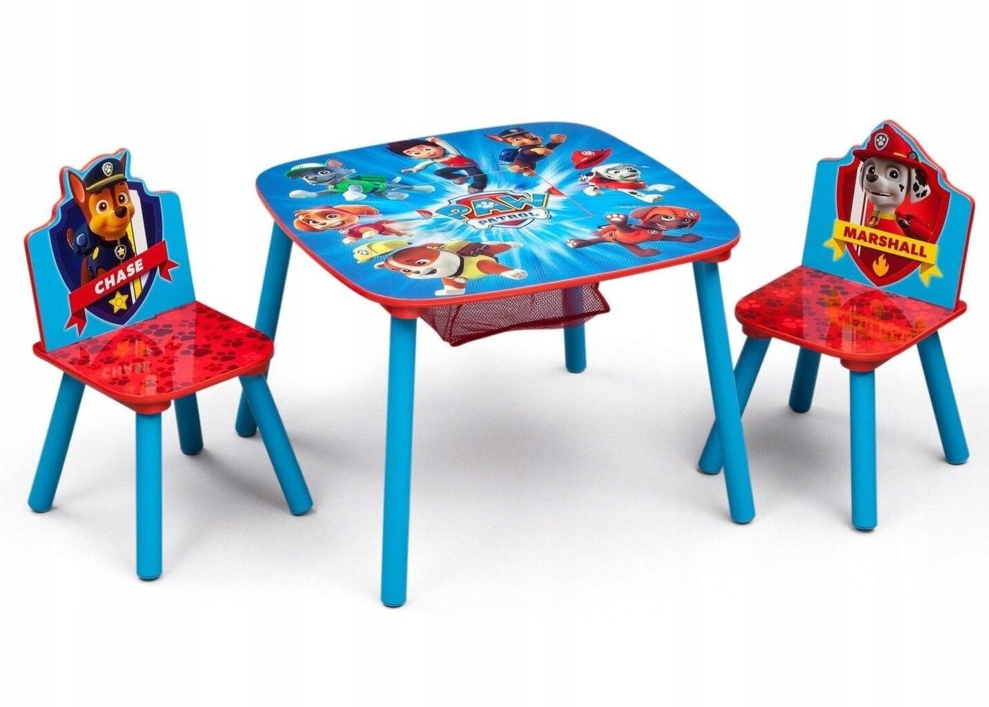 Paw Patrol laud + 2 tooli цена и информация | Laste lauad ja toolid | kaup24.ee