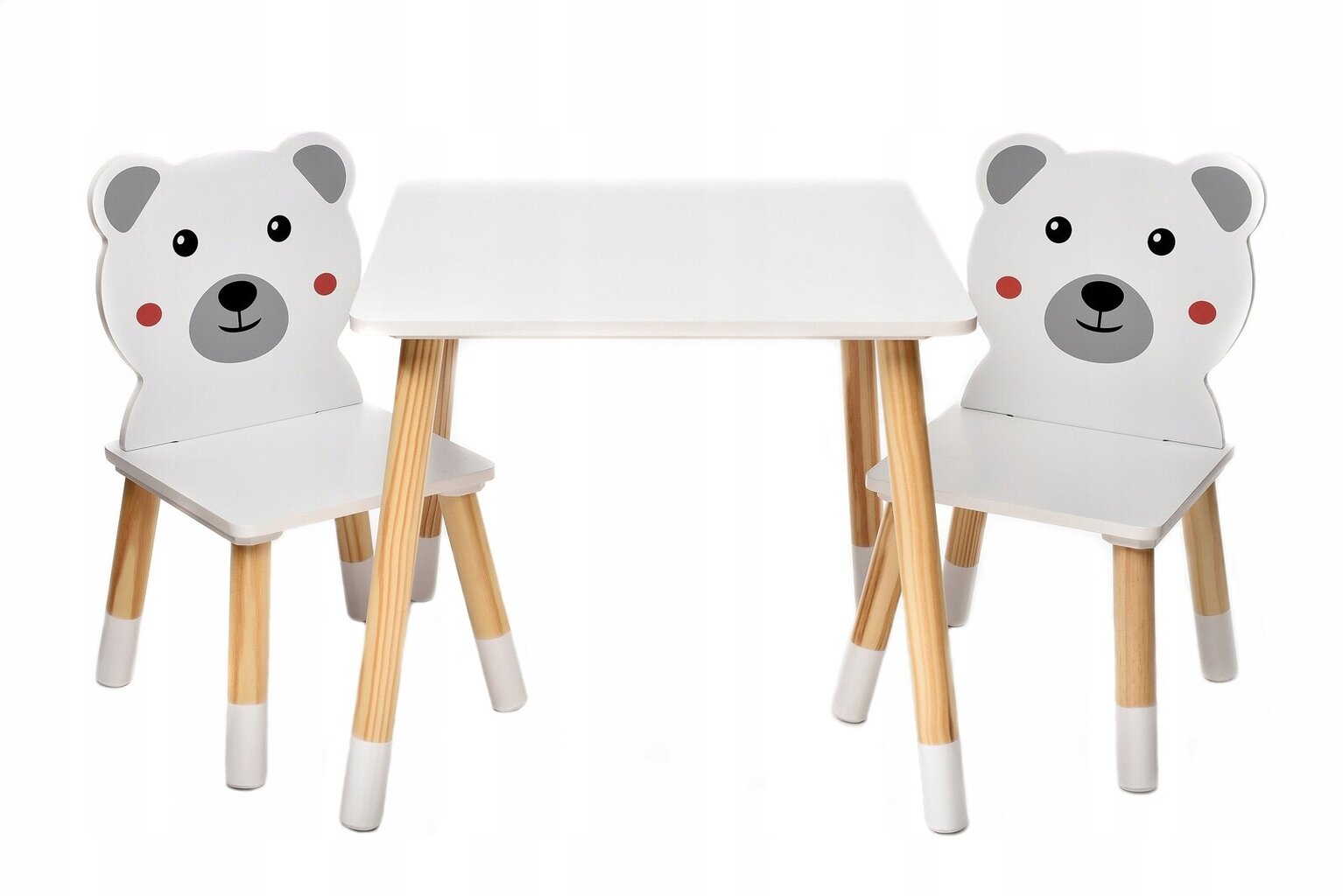 Bear laud + 2 tooli цена и информация | Laste lauad ja toolid | kaup24.ee