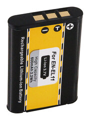 Аккумулятор для цифровой фотокамеры, совместимый с NIKON EN-El11 цена и информация | Аккумуляторы, батарейки | kaup24.ee