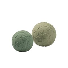 Жевательная игрушка для ванны Natruba Зеленые шарики, 2 шт. цена и информация | Прорезыватели | kaup24.ee