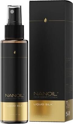 Kahefaasiline Palsam Nanoil Liquid Silk, 125 ml hind ja info | Juuksepalsamid | kaup24.ee