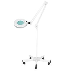 Kosmetoloogia lamp koos luubi ja statiiviga S5 5D 12W WHITE hind ja info | Ilusalongi mööbel | kaup24.ee