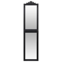 vidaXL eraldiseisev peegel, must, 50x200 cm цена и информация | Зеркала | kaup24.ee
