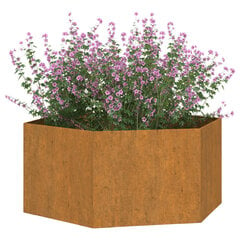 vidaXL taimekast, rooste, 90 x 90 x 45 cm, Corten teras цена и информация | Ящики для цветов | kaup24.ee