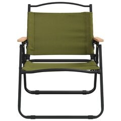 vidaXL matkatoolid 2 tk, roheline, 54 x 43 x 59 cm, oxford-kangas цена и информация | Садовые стулья, кресла, пуфы | kaup24.ee