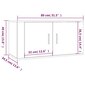 vidaXL seina telerikapid, 3 tk, hall Sonoma, 80x34,5x40 cm цена и информация | TV alused | kaup24.ee