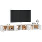 vidaXL seinale kinnitatavad telerikapid, 3 tk, valge 100x34,5x40 cm hind ja info | TV alused | kaup24.ee