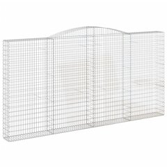 vidaXL kaarekujulised gabioonkorvid 8 tk, 400x30x200/220 cm, raud hind ja info | Aiad ja tarvikud | kaup24.ee