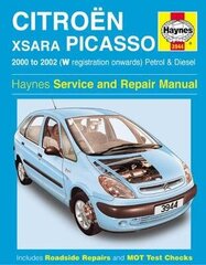 Citroen Xsara Picasso Petrol & Diesel (00 - 02) Haynes Repair Manual hind ja info | Reisiraamatud, reisijuhid | kaup24.ee
