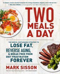 Two Meals a Day: The Simple, Sustainable Strategy to Lose Fat, Reverse Aging, and Break Free from Diet Frustration Forever hind ja info | Eneseabiraamatud | kaup24.ee