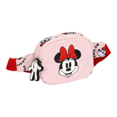 Сумка на пояс Minnie Mouse Me time 14 x 11 x 4 cm Розовый цена и информация | Аксессуары для детей | kaup24.ee