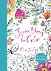 Joyous Blooms to Color: 15 Postcards, 15 Gift Tags цена и информация | Книги для малышей | kaup24.ee