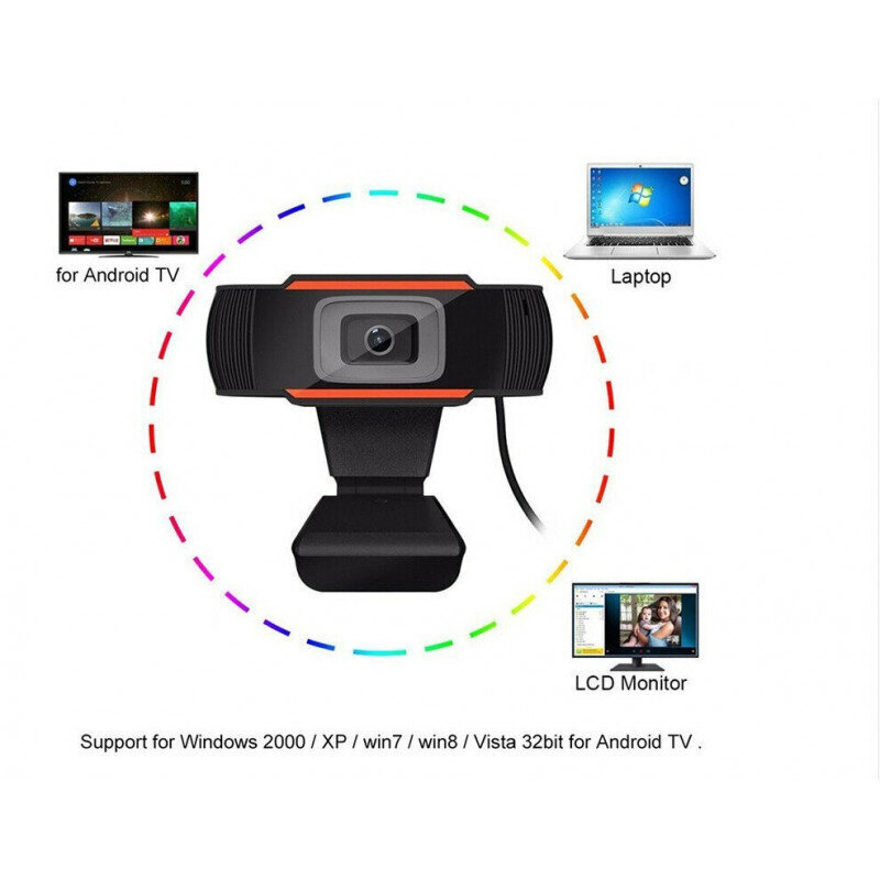 Arvuti veebikaamera 1080P sisseehitatud mikrofoniga hind ja info | Arvuti (WEB) kaamerad | kaup24.ee