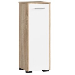 Напольный шкафчик Akord S30 Wenge для ванной комнаты, коричневый/белый цена и информация | Шкафчики для ванной | kaup24.ee