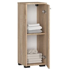 Напольный шкафчик S30 Wenge для ванной комнаты, светло-коричневый цена и информация | Шкафчики для ванной | kaup24.ee