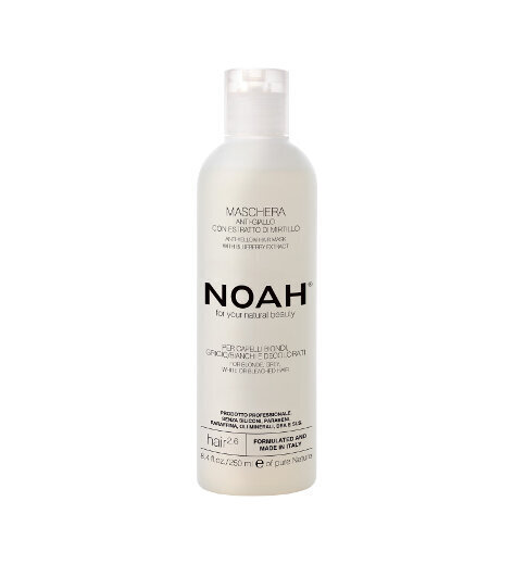 Juuksemask blondidele, hallidele, valgetele või pleegitatud juustele. mustikaekstraktiga NOAH 250ml цена и информация | Maskid, õlid, seerumid | kaup24.ee