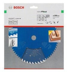 Дисковая пила Bosch Wood Expert 190x20 мм, 48 ЗУБ. цена и информация | Пилы, циркулярные станки | kaup24.ee